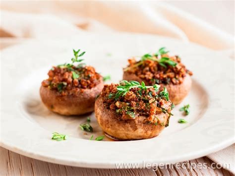 Stuffed mushrooms - Legendary Recipes
