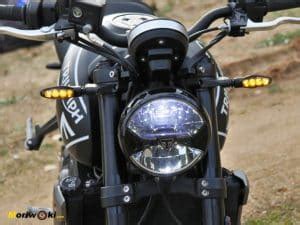 Triumph Trident 660 Ligera corta pequeña y muy compacta