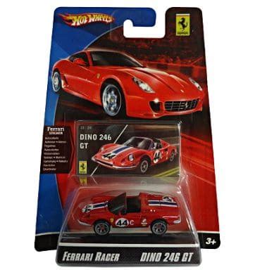 駿河屋 1 64 FERRARI DINO 246 GT 44 レッドブルー Hot Wheels FERRARI RACER M9847 0519 ホットウィール