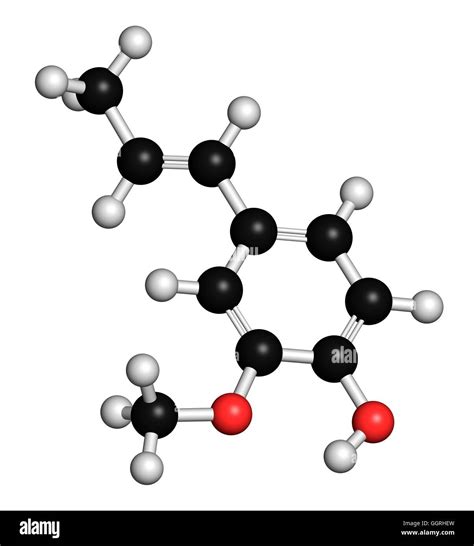 Isoeugenol molecule hi-res stock photography and images - Alamy