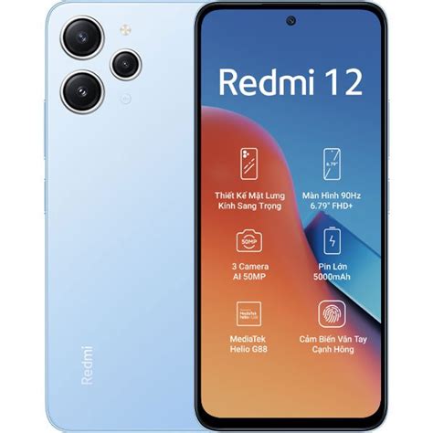 So sánh chi tiết Điện thoại POCO X4 Pro 5G với Xiaomi Redmi 12 8GB ...