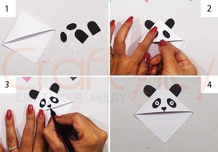 Panda Bear Bookmark Corner Artofit