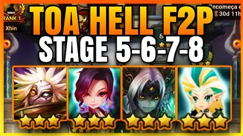 F P Toa Hell All Stage Maio Junho Summoners War