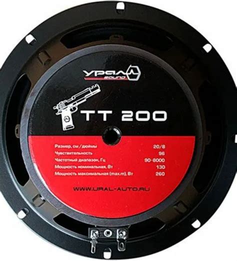 Колонки автомобильные УРАЛ ТТ-200 - купить по выгодной цене в интернет ...
