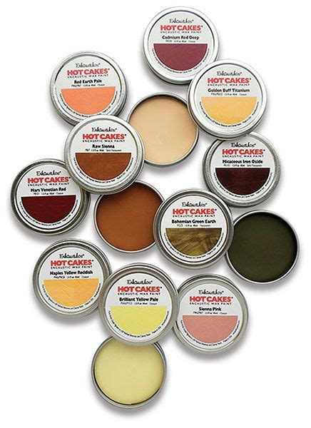 Enkaustikos Hot Cakes Encaustic Paint Extended Portrait Set Set Of 12 Colors 45 Ml Tins