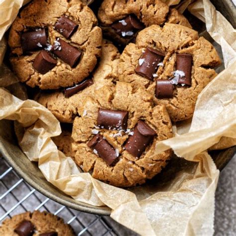 Salted Almond Butter Chocolate Chunk Cookies Teri Ann Carty