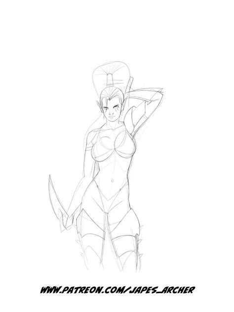 Lelith Sketch By Japes Hentai Foundry