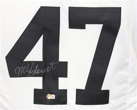 Mel Blount Autographed Signed Pro Style White Xl Jersey Beckett