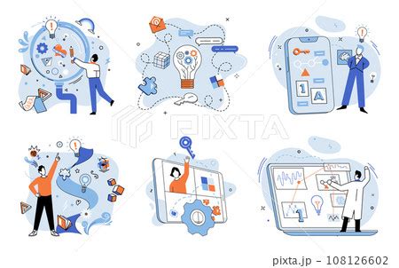 Startup idea. Vector illustration....のイラスト素材 [108126602] - PIXTA