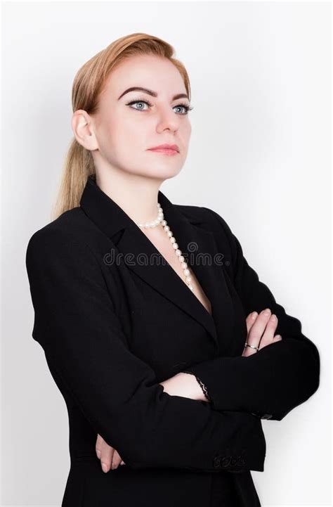 Attractive Energetic Business Woma Suit Naked Body Stock Photos Free Royalty Free Stock