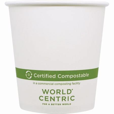 World Centric Paper Hot Cups White PK CU PA Zoro