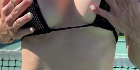 Natalie Roush Flashes Naked Tits Tennis Court Video Leaked Tnaflix