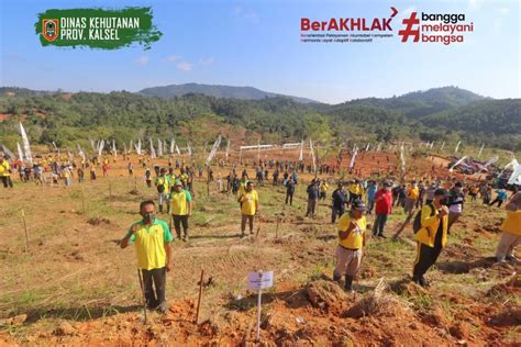 Sukseskan Hari Bakti Rimbawan Paman Birin Bersama Seluruh Skpd Pemprov