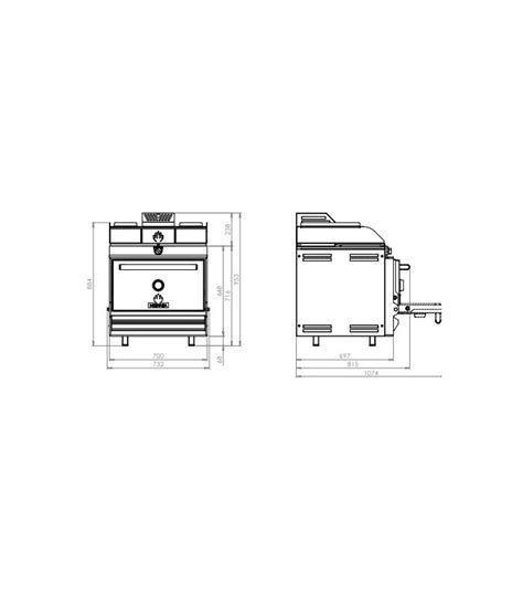 Horno de carbon industrial Mibrasa HMB SB 75 Hornos de carbón