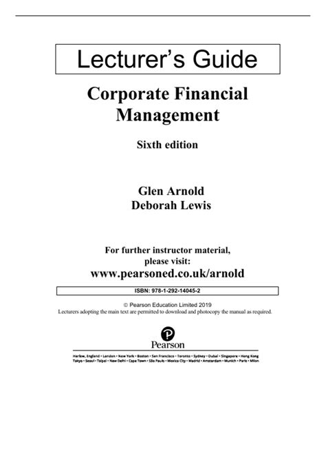 Practical Financial Management 6th Edition Solutions Manual 10