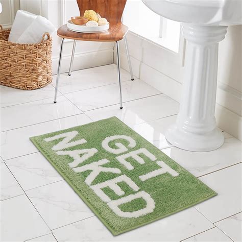 Amazon Boveu Get Naked Rug X Non Slip Absorbent Funny Bath Rugs Machine Washable