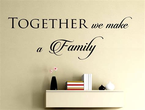 Sticker Design Vi Presenta Wall Sticker Dedica Citazione Together We