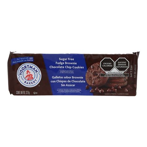 Galletas Voortman con chispas de chocolate sin azúcar 227 g Walmart