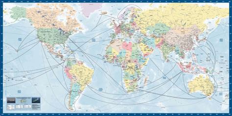 Businessmapsaustralia — World Shipping Routes Map.