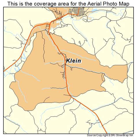 aerial photography map  klein mt montana