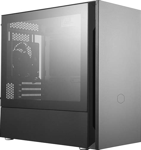 Cooler Master Silencio S400 TG Midi tower PC casing Black 2 built-in ...