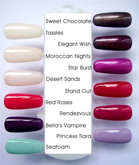 Gelish Color Chart 90 Colors Too Bad Not Every Salon Has This To