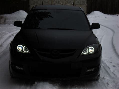Ангельские глазки на Мазда 3 БК: установка, тюнинг фар Mazda 3 BK
