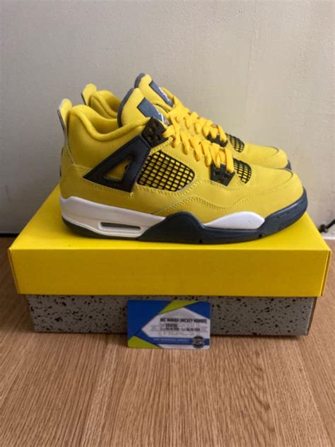Air Jordan 4 Retro Tour Yellow Gs 2021 Womens Fashion Footwear