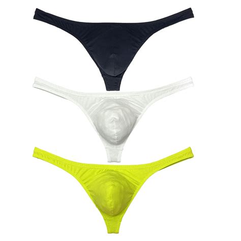 Botmois Men S Cotton T Back Briefs Cheeky Bikini Tangas Sexy Posing Mini Bottoms Underwear