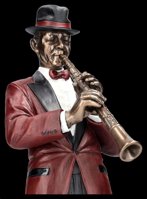 The Jazz Band Figurine Clarinet Player Red Figuren Shopde