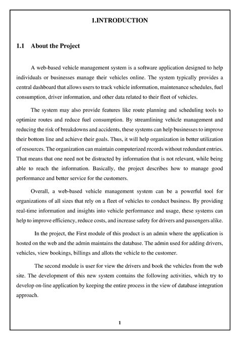 VMS Document Fuck You About The Project A Web Based Vehicle Management System Is A