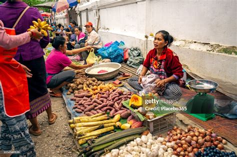 Morning Street Market Luang Prabang Laos High Res Stock Photo Getty