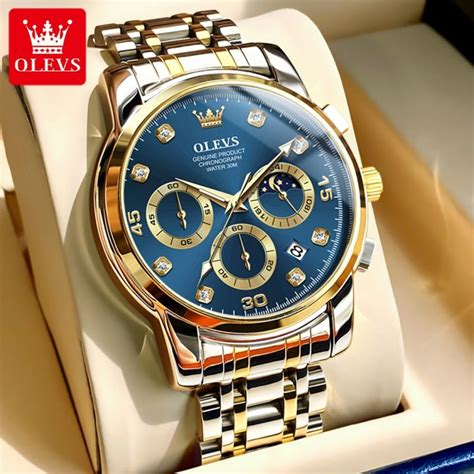 Olevs Official Authentic Brand Men S Watch Waterproof New Fashion