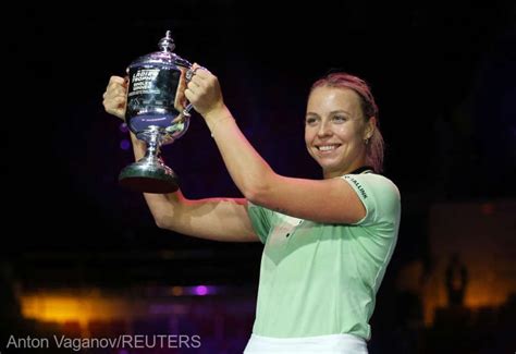 Tenis Anett Kontaveit Victorioas N Turneul De La Sankt Petersburg