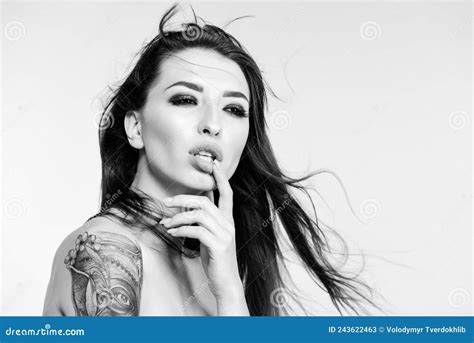 Beautiful Hispanic Girl Woman With Beauty Face Facial Skin Portrait