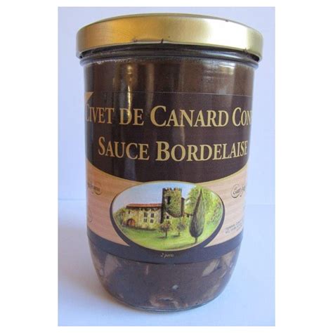 Civet De Canard Confit Sauce Bordelaise Château Semens