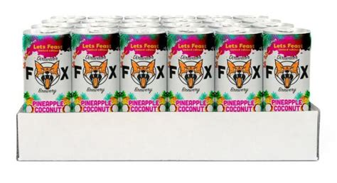 Köp Dirtwater Fox Pinapple Coconut Lets Feast 24 x 25cl helt flak hos