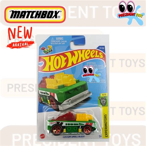 HIJAU Hot Wheels Custom Small Block Green Express PRESIDENT TOYS 2022