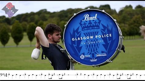 Learn Scottish Pipe Band Bass Drumming With Fergus Bryce Youtube