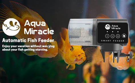 aquamiracle automatic fish feeder  aquarium fish feeder automatic
