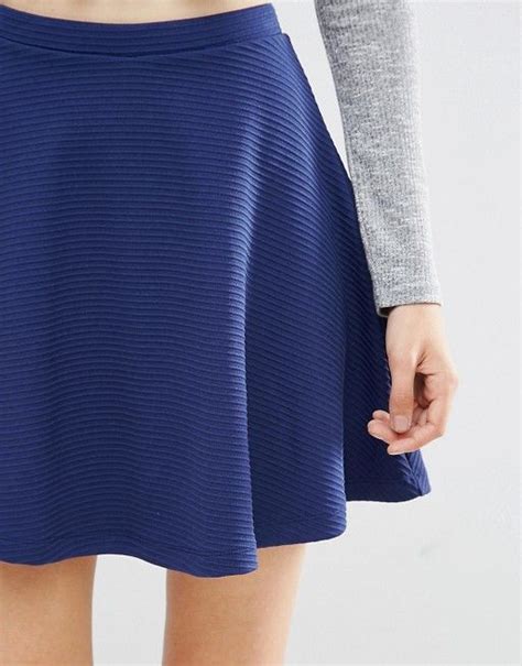 X Asos Texture Skater Skirt Mini Skirts Trending Shopping Style