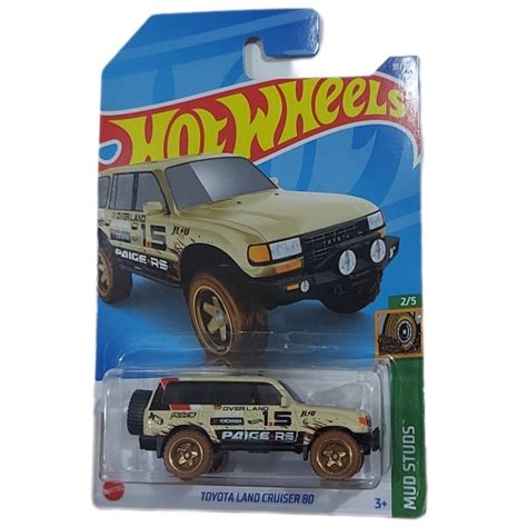 Toyota Land Cruiser 80 Mud Studs 2 5 Hot Wheels 2022 Lote D HCT64 Shopee Brasil