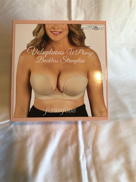 Fashion Forms Voluptuous U Plunge Backless Bra Nude DDD EBay