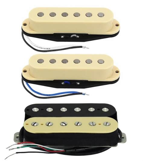 Fleor Strat-HSS Set CRBK Alnico 5 Набір синглів та хабакера для ...