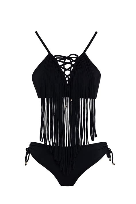 SAILOR moda Püsküllü Üçgen Bikini Takım Fiyatı Yorumları Trendyol