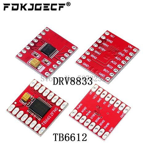 TB6612 DRV8833 Dual Motor Driver 1A TB6612FNG for Arduino ...