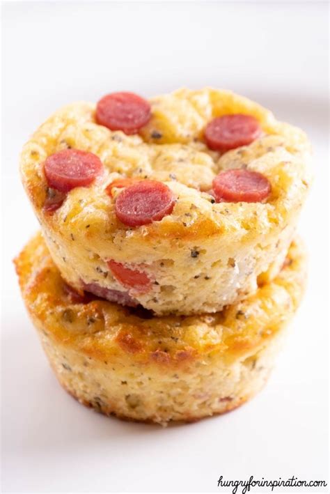 Super Easy Keto Pizza Muffins Recipe