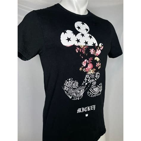 Neff X Disney Mickey Mouse Black Floral T Shirt Men S Gem