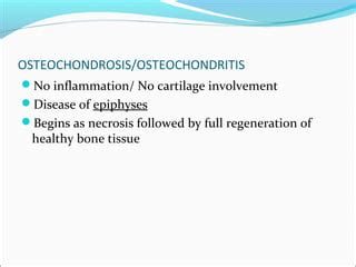 Osteochondrosis | PPT