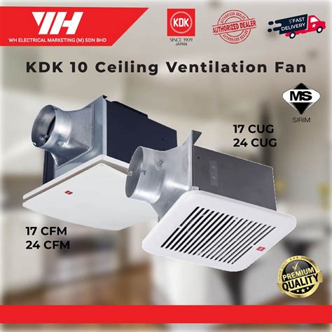 Kdk Ceiling Ventilation Fan Cug Cfm Cug Cug Cfm